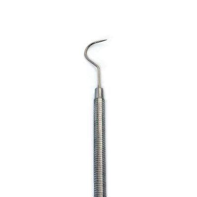 Curved probe tool