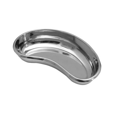 Stainless Steel Kidney Shaped Basin, 6 oz