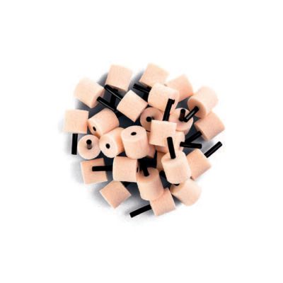 Sanibel Insert Foam Tips, Small  Pink, Pack of 100