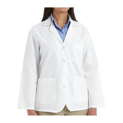 KP11 Women's Hip Length Lab Coat, Large