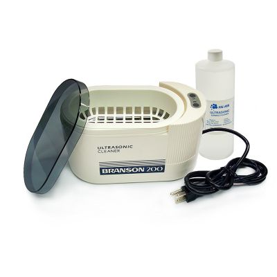 Bransonic B200 Ultrasonic Cleaner with 8 oz Solution included