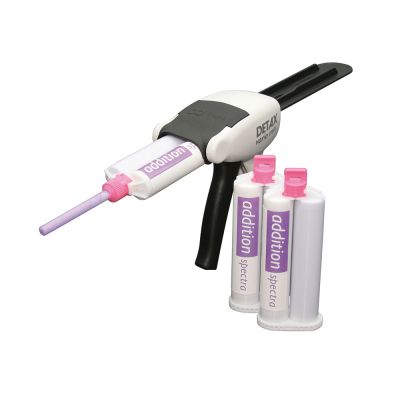Detax 03282 Addition Spectra Automix 2, 39 Shore, Lilac, Box of 8 DS-50 Cartridges