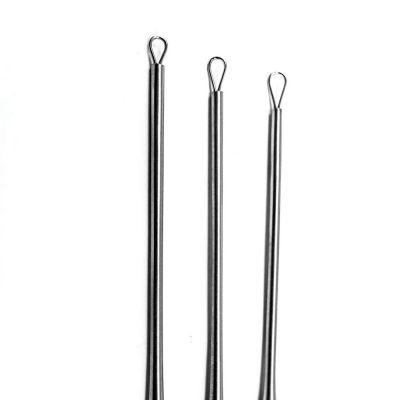 Premium grade Billeau curettes, small loop, 2.5 mm