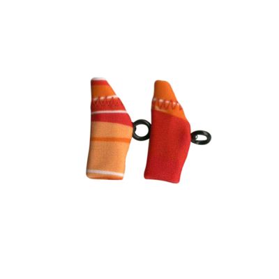 Ear Gear 57100 Mini Eyeglasses, Cordless, Binaural, Orange/Red