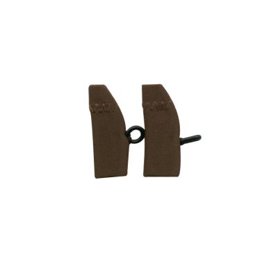 Ear Gear 57096 Mini Eyeglasses, Cordless, Binaural, Chocolate Brown