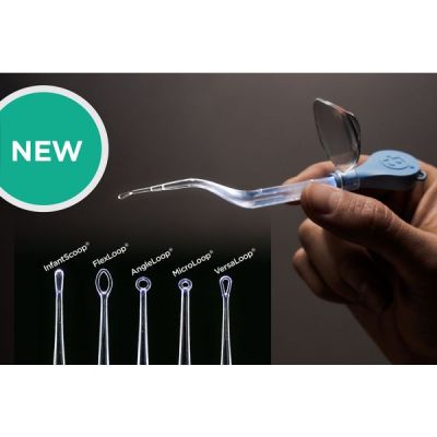 Bionix ClearLook Lighted Ear Curettes showing all five styles