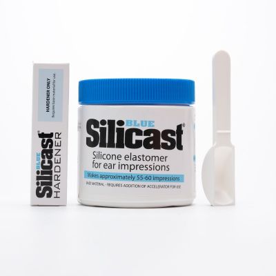 Blue Silicast with Hardner and Spoon, 700g Tub
