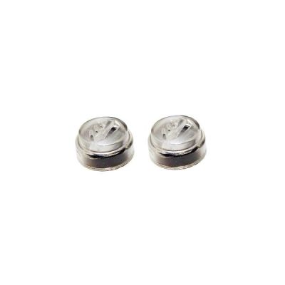 Dynamic Ear acoustic music filters with clear outer casing.