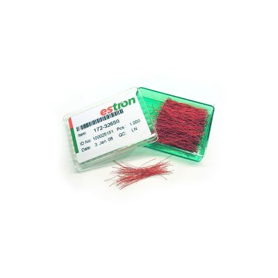 Estron 182101160 ESW Solid Wire, 10mm, Red, Box of 1000