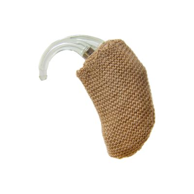 Hearing Aid Sweat Band in Light Brown color
