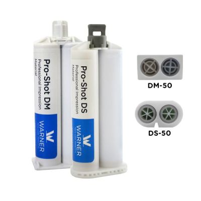 Tech-care Pro-Shot cartridges showing both DM-50 and DS-50 styles.