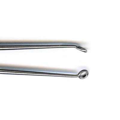 Buck Ear Curette, Mid-grade, Angled, Size 2